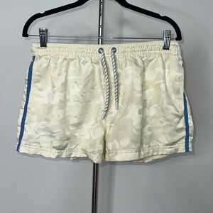 🔹 AussieBum Zoom Cream Camo Jacquard Swim Trunks